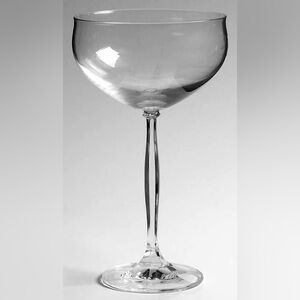 Christopher Stuart Talia set of 4 Crystal Champagne/Tall Sorbet Stem Glasses